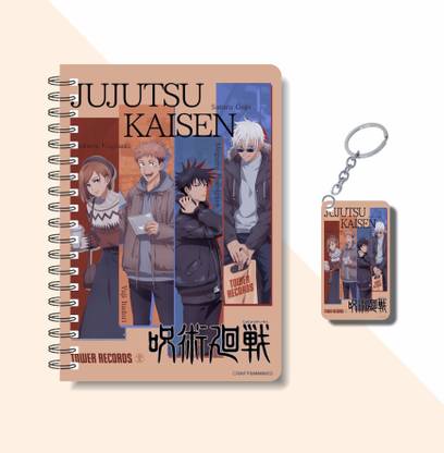craft maniacs 2023 jujutsu DIARY + KEYCHAIN A5 Notebook RULED 160 Pages