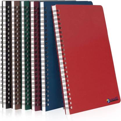 jewett Spiral Notebook,Spiral Bound Notebook, Diary for Work, Study, A5 Notebook Ruled Lined 200 Pages