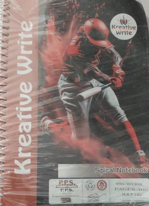 Radesh spiral notebook A4 Notebook Rule 300 Pages
