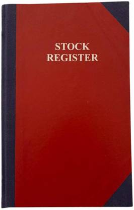 NIRMAL SONS Stock Register A3 Organizer CHECKS 240 Pages