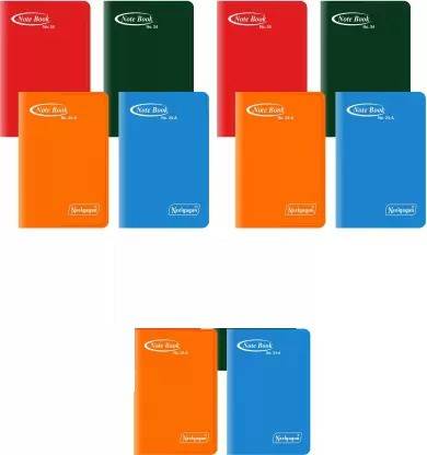 NEELGAGAN No. 24 Vintage Notebook Soft Cover (6.75cm x 10.75cm) Assorted Notebook Ruled 128 Pages