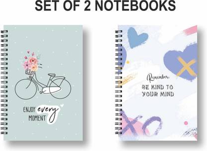 ROT RIX combo of 2 Notebooks A5 Diary Unruled 144 Pages