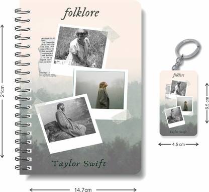 craft maniacs A5 NOTEBOOK + KEYCHAIN COLLECTION A5 Notebook RULED 160 Pages