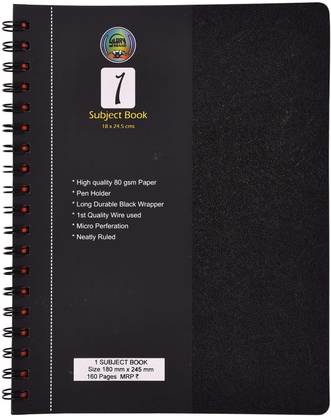 Glory register Regular Notebook single line 120 Pages