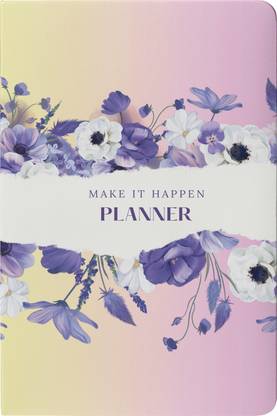 Lauret Blanc A5 Softcover 12 Months Undated Planner - 12 Monthly Spreads, 52 Weekly Spreads A5 Planner Planner 136 Pages
