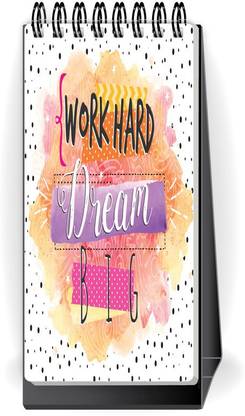 Nourish Desktop Standing To Do List Regular Desk Planner Ruled 50 Pages