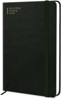 Jhingalala Leather Notebook Diary with Elastic Lock I Executive Notebook Journal Diary A5 Diary Ruled 192 Pages