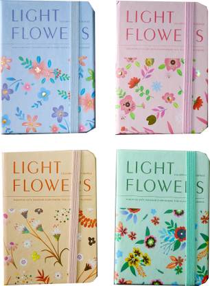 Blooming Box Flower Diary | Cute Diary | Small Diary Pocket-size Diary Single Ruling 160 Pages