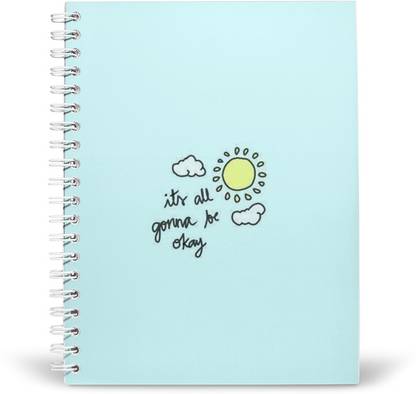PurpleBees ITS GOING TO BE OKEY INSPIRING Quotes Diary A5 | Motivational Diary A5 Diary Unruled 160 Pages