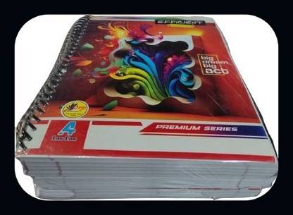 UNIQPAL SPIRAL A4 Notebook SINGLE LINE 500 Pages