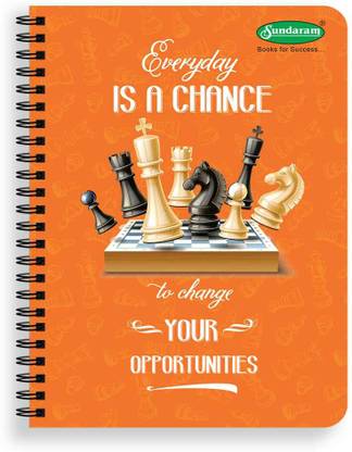 SUNDARAM Spiral Book A4 size A4 Notebook Ruled 172 Pages