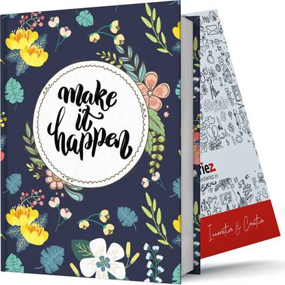 Zaslan Daily & Monthly Planner,Undated Planner,Gratitude Journal Regular Planner Ruled 160 Pages