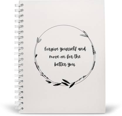 PurpleBees BETTER YOU Quotes Diary A5 | Motivational Diary A5 Diary Unruled 160 Pages