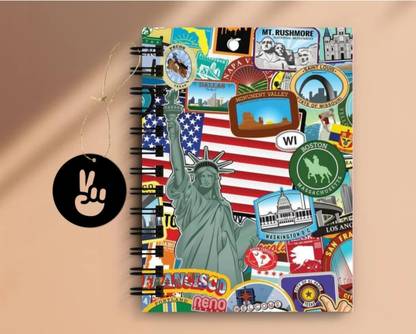 craft maniacs DOODLE COLLECTION A5 Notebook RULED 160 Pages