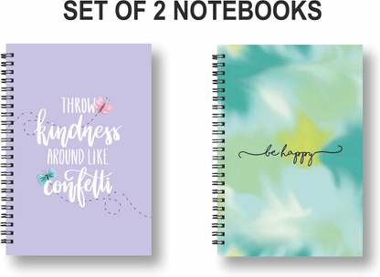 reprix COMBO OF 2 NOTEBOOKS A5 Diary ruled 144 Pages