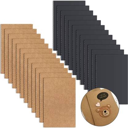 TWONE 24 Pack Mini Notebooks Bulk, Pocket Notebook,Small Notebooks Journals Pocket-size Notebook Ruled 60 Pages