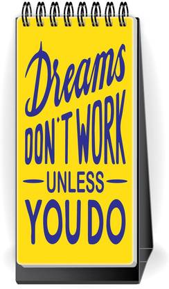 Nourish Desktop Standing To Do List Regular Desk Planner Ruled 50 Pages