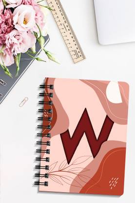 DI-KRAFT W Printed Wiro Binding Diary ||Name Printed Diary For School/Collage A5 Diary Unruled 200 Pages