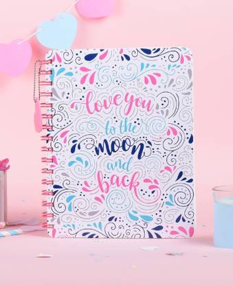 Doodle Head Over Heels Diary Notebook,Gift for Girlfriend, Gift for Boyfriend, Birthday/Anniversary Gift Regular Diary Ruled 200 Pages