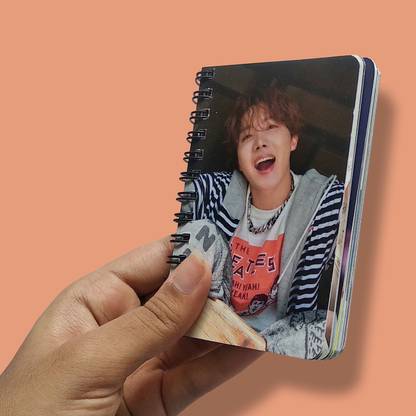 Niki Enterprises BTS Photo-book Filer Type Wire Bounded ( 32 Photos ) All Members ( Pack of 1 ) Mini Gift Set Images 32 Pages