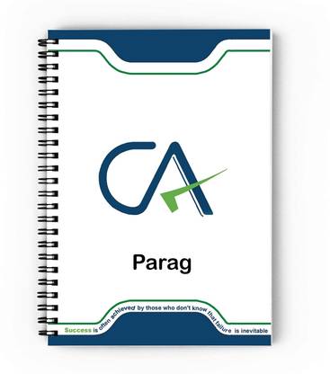 epheriwala CA Parag / Notebook for Chartered Accountant A5 Diary Unruled 140 Pages