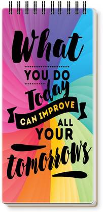 Nourish ToDo List Note Pad Regular Note Pad Ruled 50 Pages