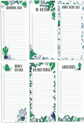 Inkdotpot Notepad Regular Note Pad Unruled 6 Pages