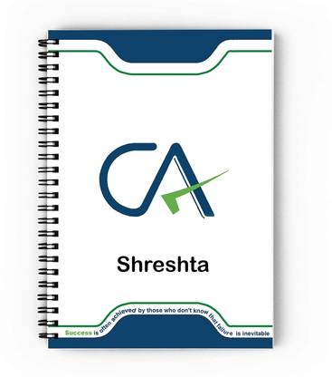 epheriwala CA Shreshta / Notebook for Chartered Accountant A5 Diary Unruled 140 Pages