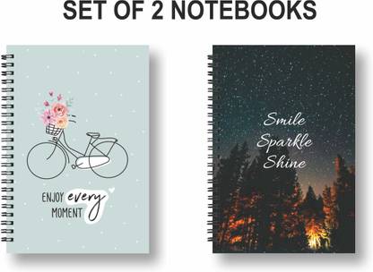 ROT RIX combo of 2 Notebooks A5 Diary Unruled 144 Pages