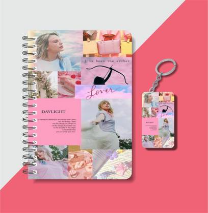 craft maniacs A5 NOTEBOOK + KEYCHAIN COLLECTION A5 Notebook RULED 160 Pages