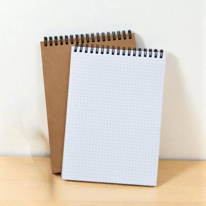 INNAXA A5 Dotted Page Spiral Notebook/Diary for Bullet Journaling & Study A5 Notebook Dotted 100 Pages