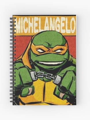 TheHackStore Ninja Turtle Graphic Printed A5 Notebook Ruled 200 Pages