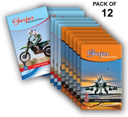 Gurjas Soft Bound Long Regular Notebook Ruled, Single Line 140 Pages