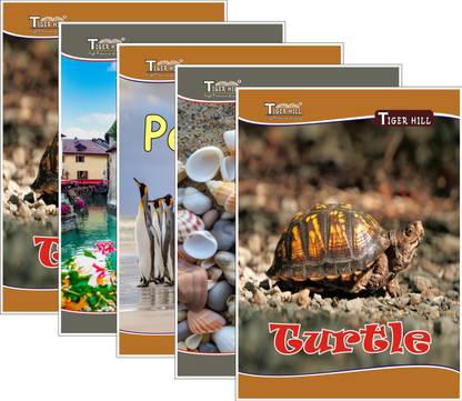 TigerHill A4 NOTE BOOK INTERLEAF | SOFT AND THICK PAGES | A4 Notebook Interleaf (One Side Ruled One Side Plain) 172 Pages