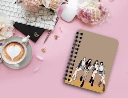 DI-KRAFT Office & Home use notebook spiral diary (6*8 Inch) A5 Diary Unruled 160 Pages