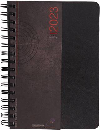 Global Diaries Premium Wiro '2023' New Year Diary B5 Diary Single Ruled 320 Pages