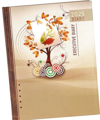 STORITE Small Hardbound Executive Planner Organizer Personal Diary 2025 with Dates Regular Diary single 365 Pages