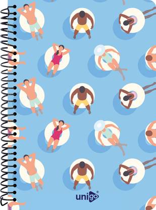UNIGO Notebook A4 Notebook Unruled / Plain 200 Pages
