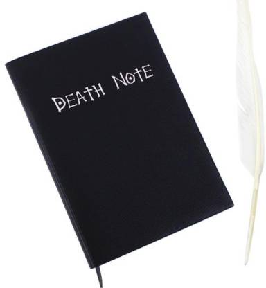 Mubco Anime Death Note Notebook Diary And Quill Pen Cosplay Light Yagami A5 Diary Reled 70 Pages