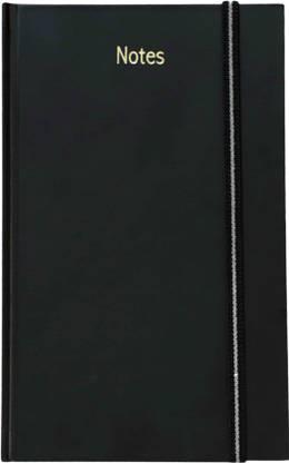 PLAN.A. DAY 90 GMS Undated Diary with Dual Tone elastic closer & Ribbon Bookmark smart cover A5 Journal Ruled 190 Pages