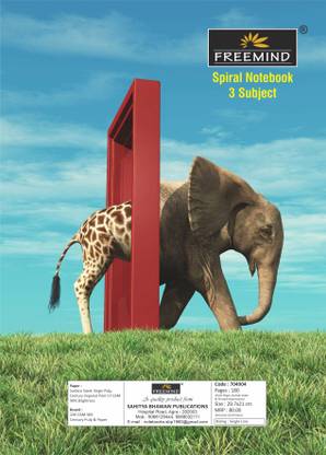 FREEMIND Spiral notebook Regular Notebook Single Line 180 Pages