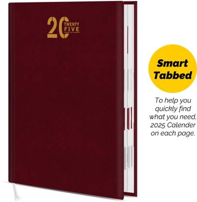 Abstract Collection B5 Regular Month & Day Planner Diary B5 Diary Single Rule With Bookmark Ribbon 365 Pages