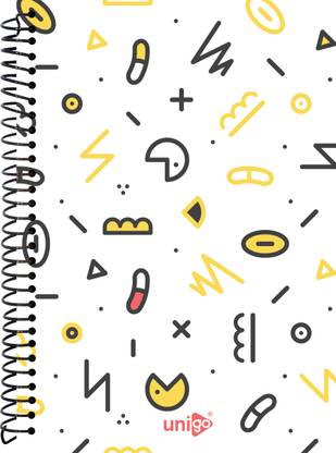 UNIGO Notebook A4 Notebook Unruled / Plain 300 Pages