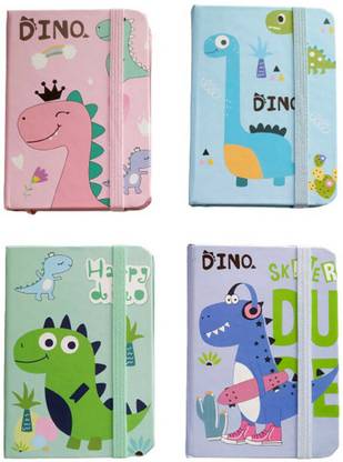 Blooming Box Kids Diary | Small Diary | Cute Diary | Dino Diary Pocket-size Diary Single Ruling 160 Pages