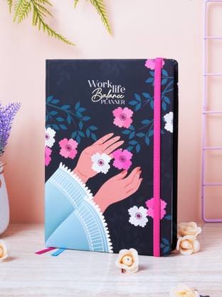 Doodle Undated Work Life Balance A5 Planner Ruled 336 Pages