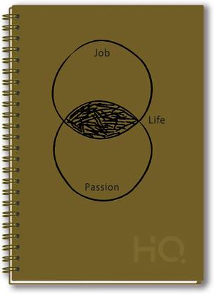 NAVNEET HQ Case Bound Note Book U.V Wiro Corporate Edge Book A5 Notebook Single Line 192 Pages