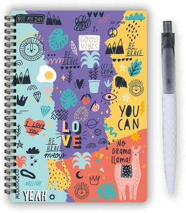 HC with HAPPY CRAFT Diary A5 Diary Ruled 200 Pages