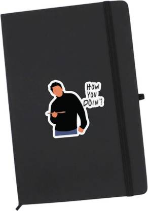 urban kiosk Joey Tribbiani How You Doin' (FRIENDS) Diary | Journal with Elastic Band A5 Notebook Ruled 90 Pages
