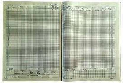 Craftwings attendance register A4 Notebook Ruled 75 Pages