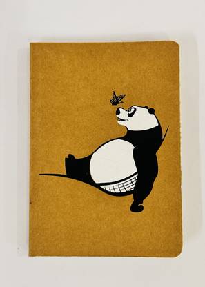 BLISSTO Brown Diary A5 Diary Ruled 150 Pages